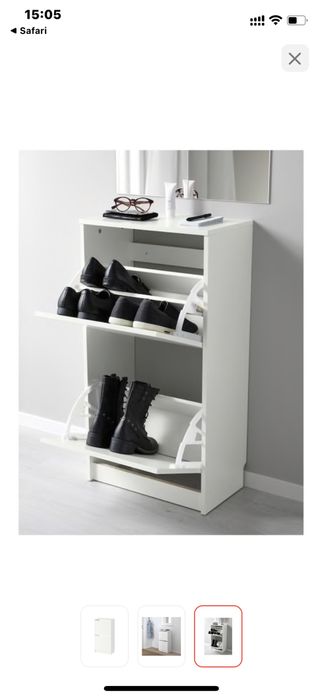 Обувница IKEA 49*28*92, вешалка для одежды напольная  Ikea