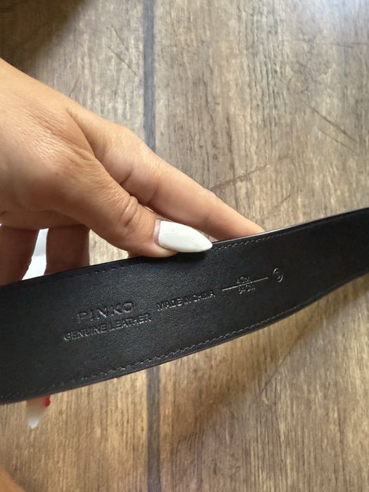 Колан pinko естествена кожа