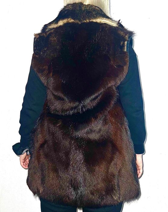 Елек от 100% истински естествен косъм