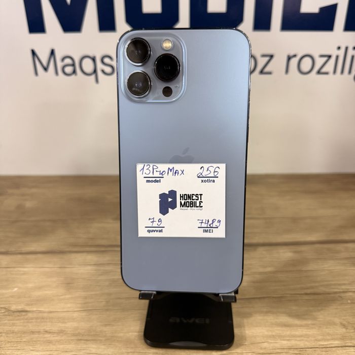 iPhone 13 Pro Max 256gb blue NASIYA BOR