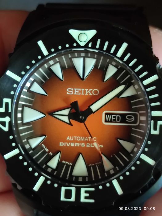 Часовник Seiko SRP311 Halloween Monster diver 2nd gen
