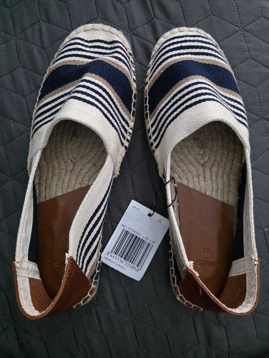 Espadrile Mango bărbătești nr. 41 – casual, noi, cu etichetă