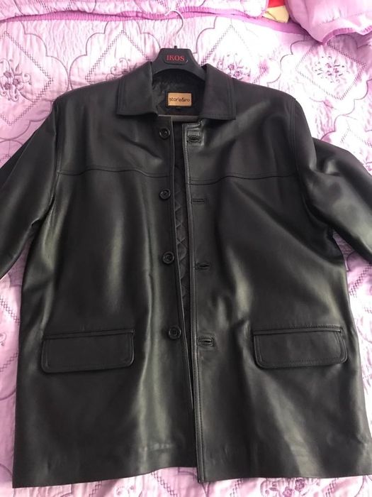 Haina,geaca piele barbateasca