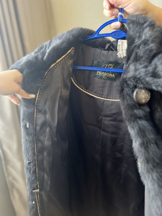 Шуба с капюшоном