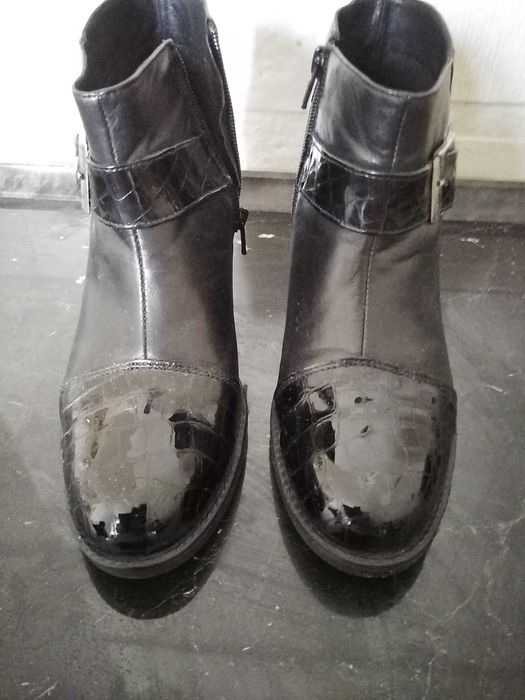 Cizme piele mărime 38 noi