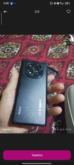 Redmi not 14pro 8+8/256gb