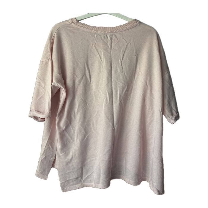 Bluză scurta cu maneci trei sferturi BERSHKA