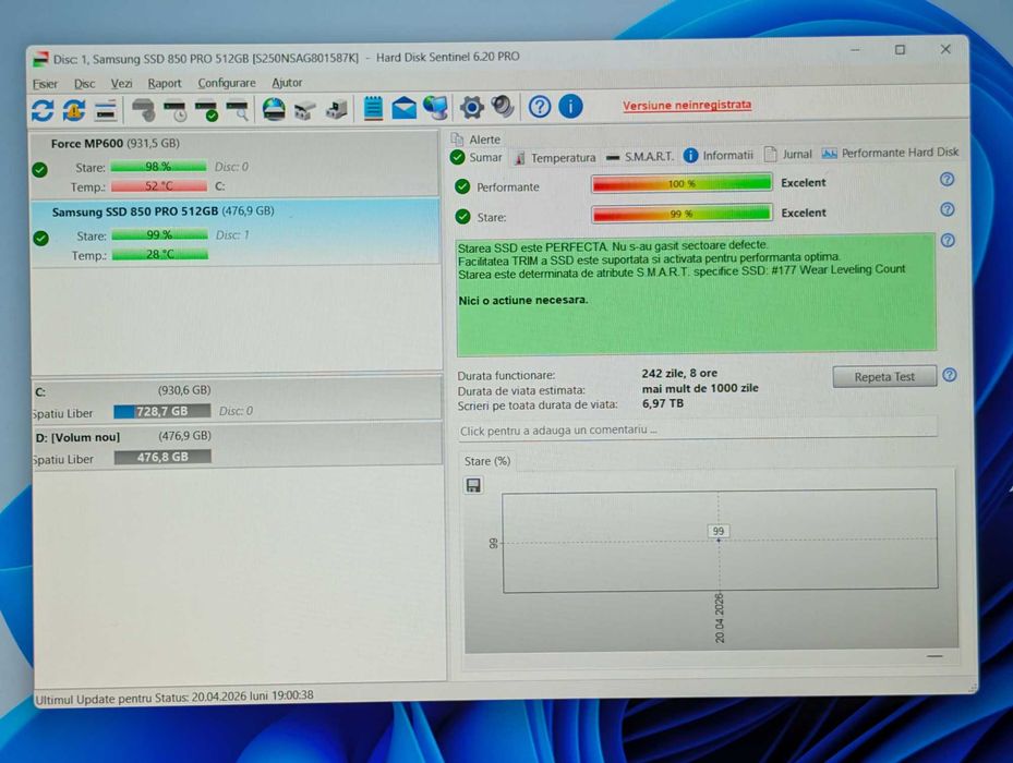 SSD Samsung 850 Pro de 512GB