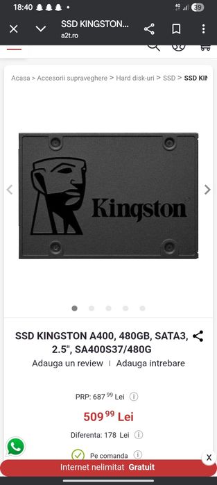 SSD 512gb/480gb liberi