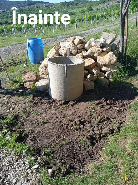 Renovez fântâni cu piatră naturală sau cărămidă la preferința.