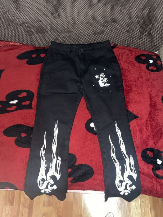 Blugi Flared Black ( Hellstar )