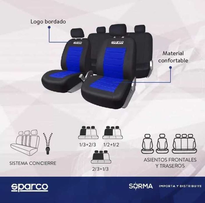 Sparco калъфи за седалки тапицерия автомобил кола