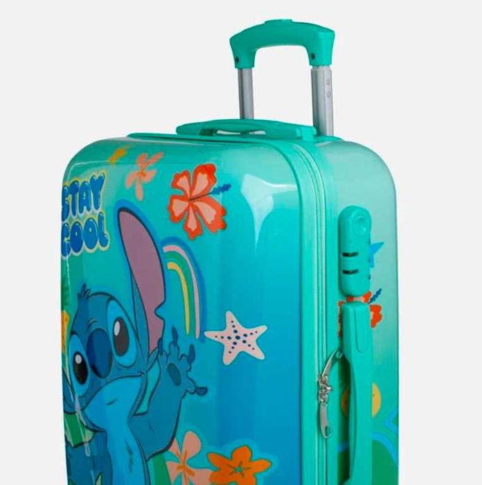 Детски куфар с колелца Стич - 35л