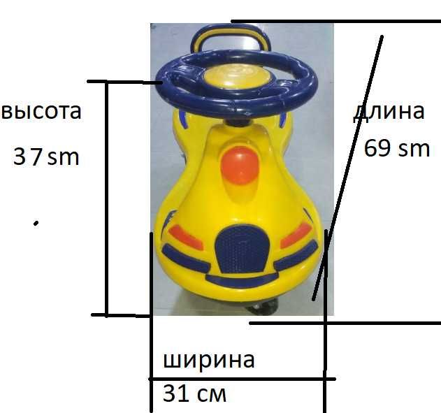 Игрушка Бебикар (Babycar) 31x37x69 см Доставка бесплатно