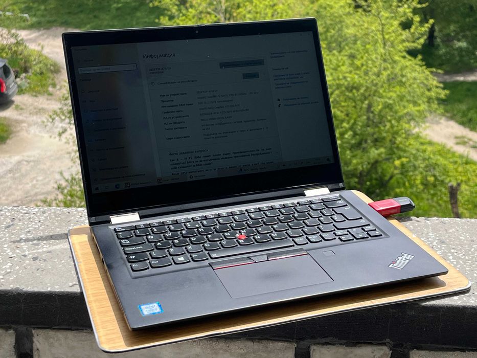 2в1 лаптоп и таблет: ThinkPad X390 Yoga(i5-8265U, 8GB DDR4, 128GB SSD)