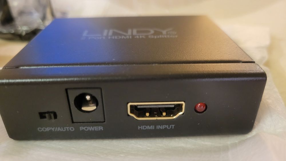 Lindy 2 Port HDMI 4K UHD Splitter