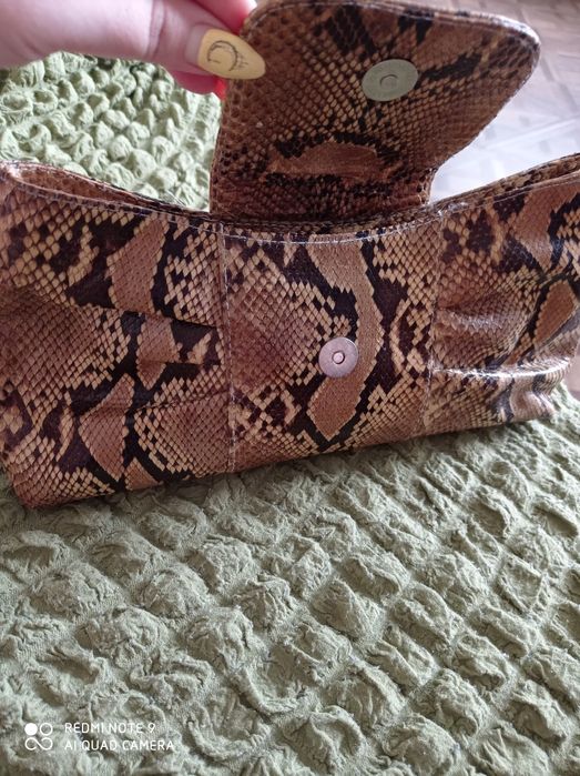 Клач из натуральной змеиной кожи