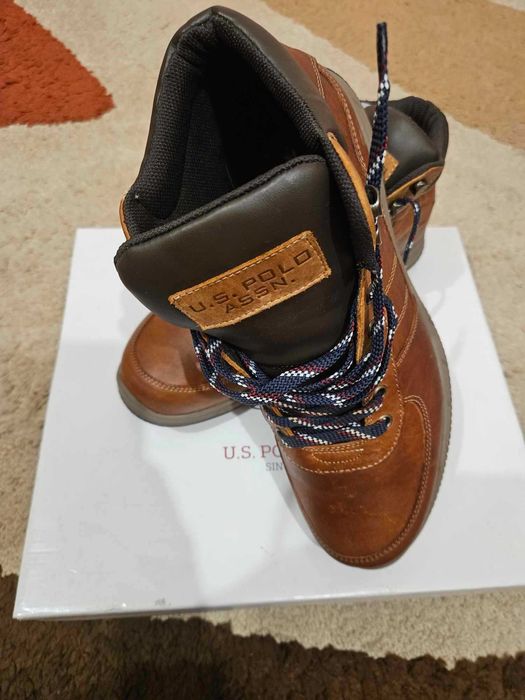 Ghete U.S. Polo Assn. Maro, Marimea 43, Produs Nou cu Eticheta