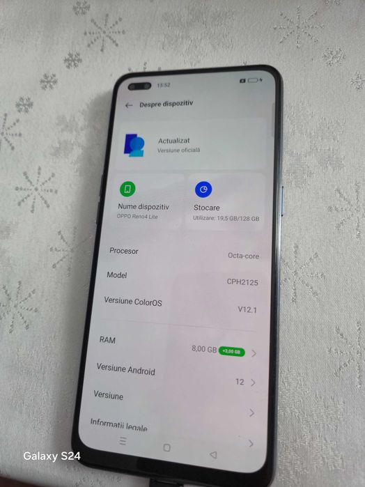 Se vinde oppo reno 4 lite.