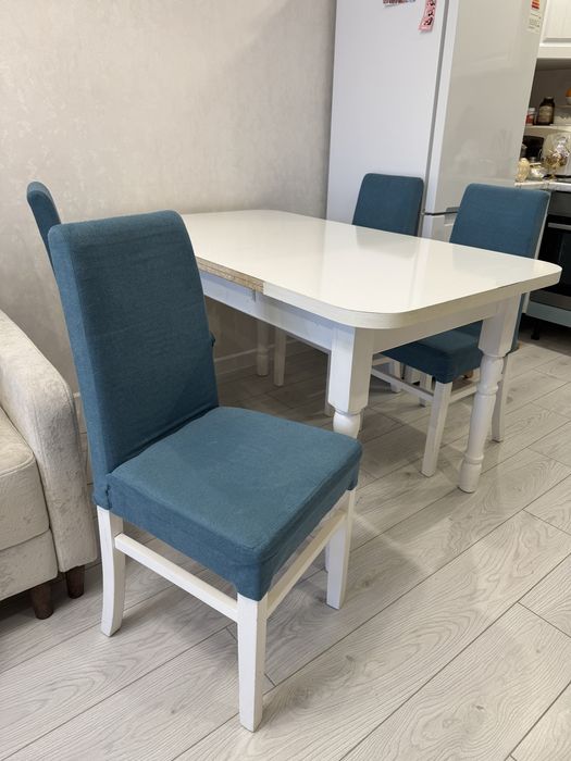 Обеденный стол со стульями Астана