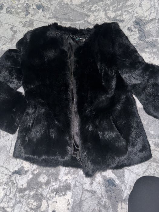 Шуба кролик б/у