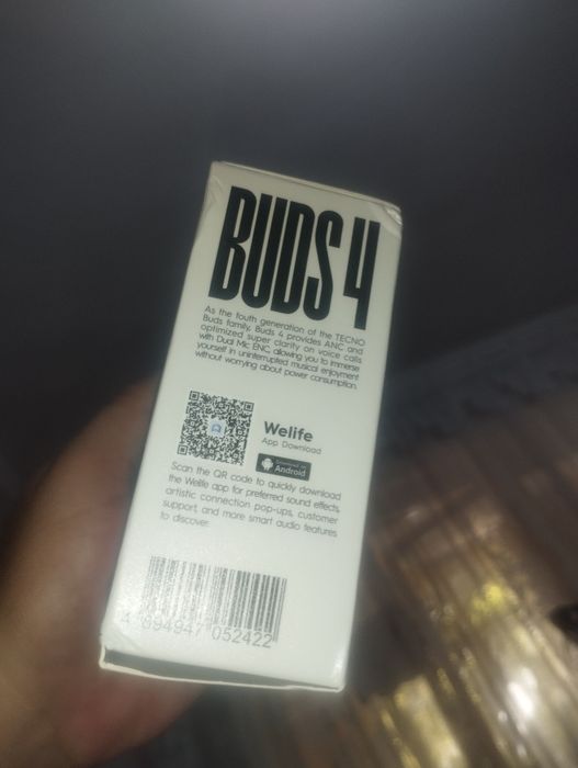 Беспроводные наушники Techno buds 4 с шумоподавлением