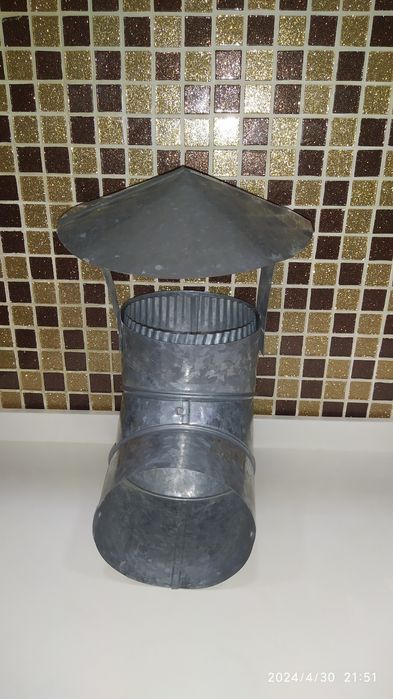 Отвод и зонт для димахода.