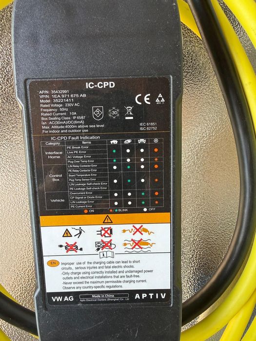 cablu incarcare priza gama vw/audi original