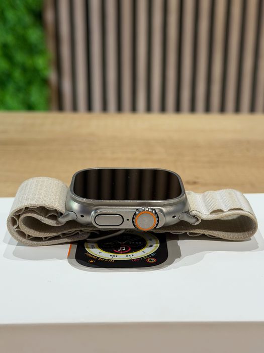 Apple Watch Ultra Natural titanium /Baterie85%/Garantie 12 LUNI @atsgsm.ro