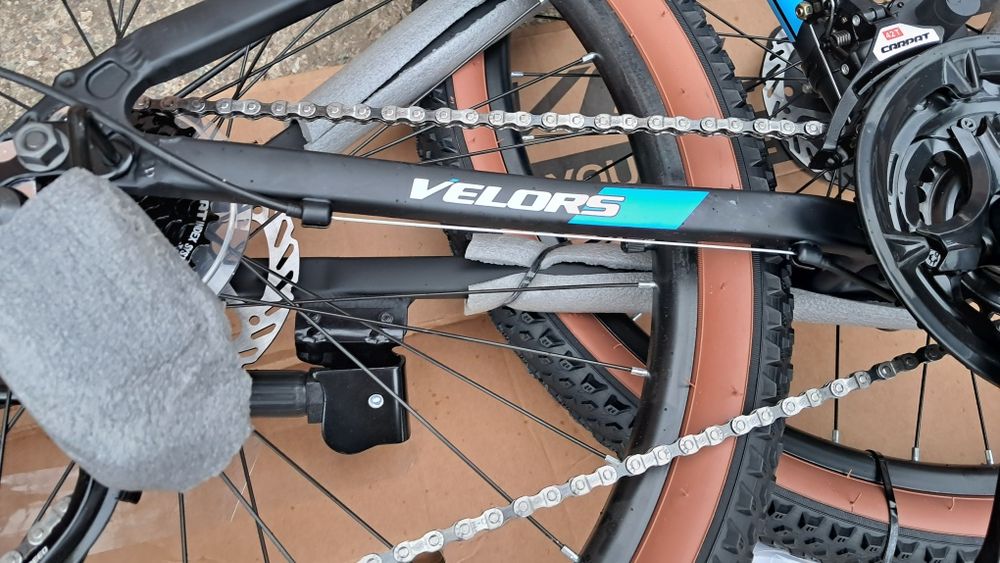 Bicicleta MTB-HT Velors Venus 2.6 V26302G Negru/Alb/Albastru