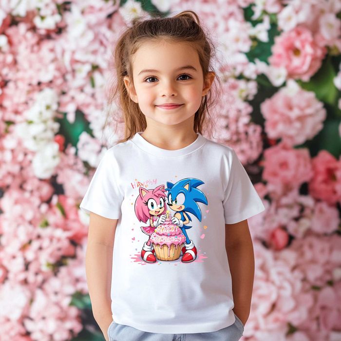 Детски тениски за рожден ден със Соник SONIC