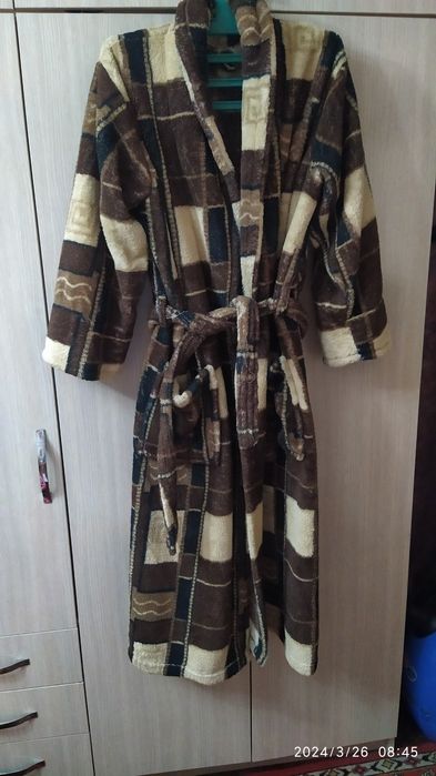 Банный халат мужской