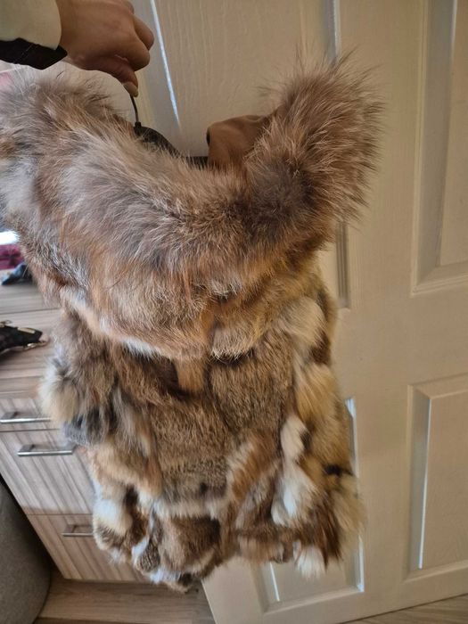 Кожен елек естествен косъм