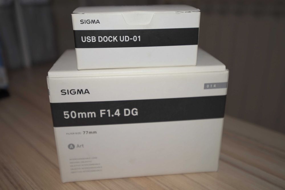 Obiectiv Sigma ART 50mm f1.4 DG ART - NIKON + SIGMA USB Dock