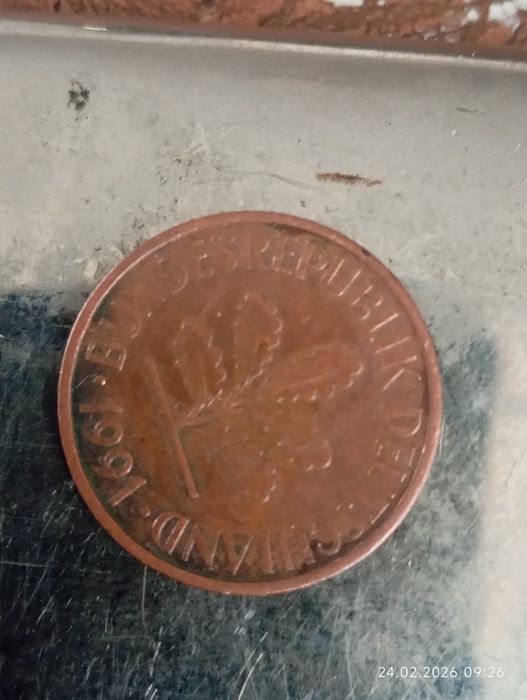 монеты старой1991 Европы