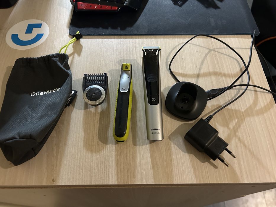 2 aparate ras philips one blade qp2630 si qp6520 cu capete