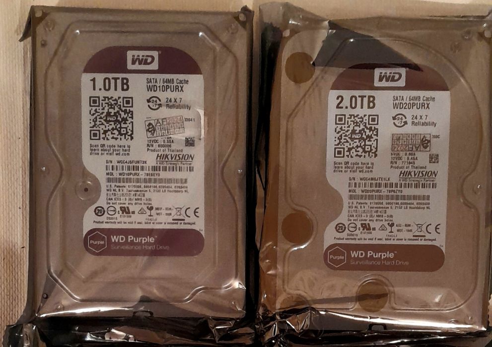 Жесткие диски, новые 1, 2,  4 HDD