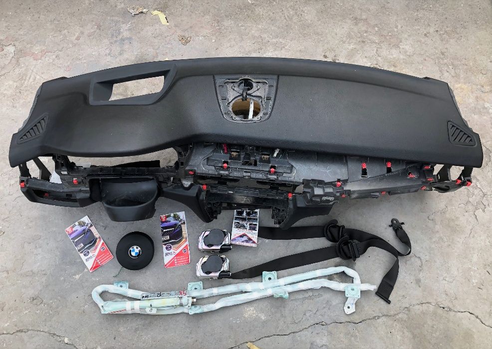 BMW X5 F15 X6 F16 plansa bord airbag volan cortina pasager centuri e70