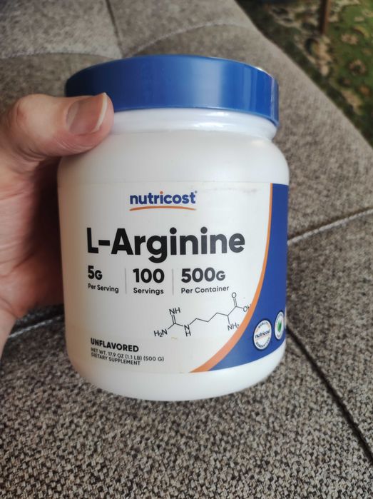 L-аргинин, без добавок, 500 г