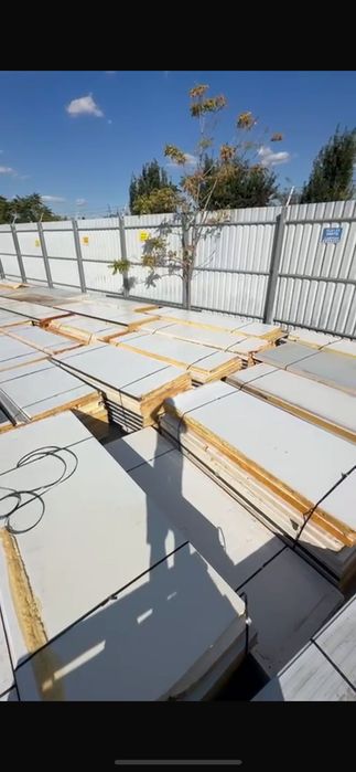 Panou,  Panouri sandwich 8cm  ,1,20m latime densitate mare