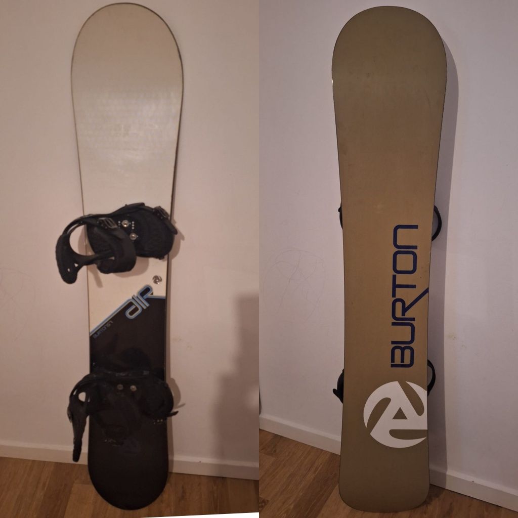 Placa snowboard Burton Air 157 cu leg turi Burton Black Bucuresti