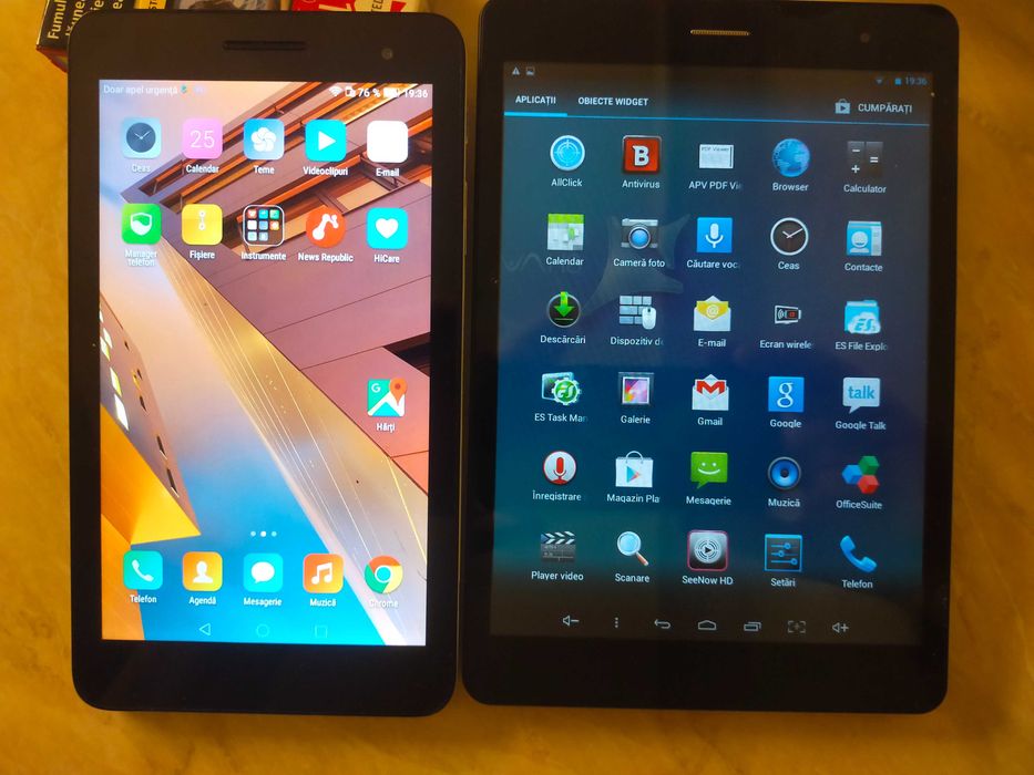 2 Tablete la preț de 1 huawey+allwiev