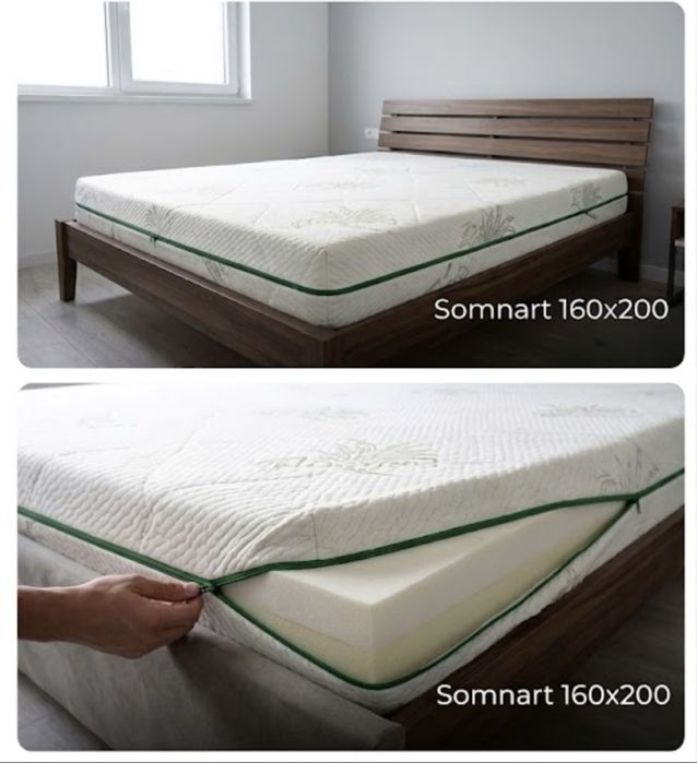 Saltea de pat SomnArt Aloe Vera 160x200