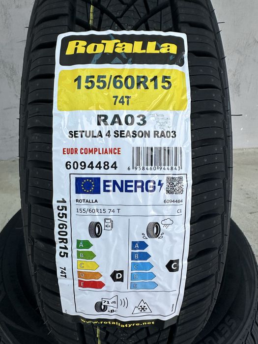 Нови всесезонни ROTALLA SETULA 4 SEASON RA03 155/60R15 74T 1556015