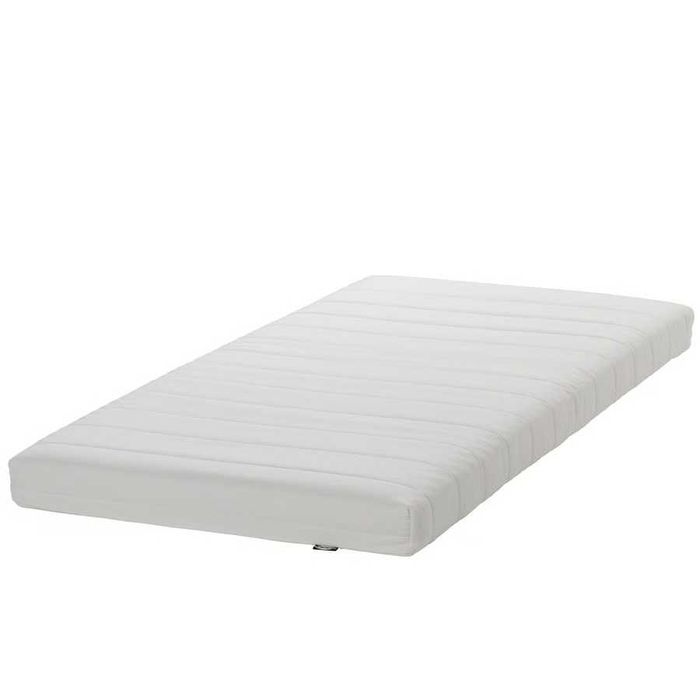 Pat supraetajat copii IKEA VITVAL 90x200 cm + saltea ÅFJÄLL