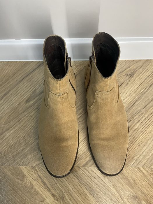 Мъжки боти Челси от естествен велур PIER ONE 42