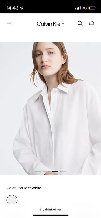 Calvin Klein платье рубашка