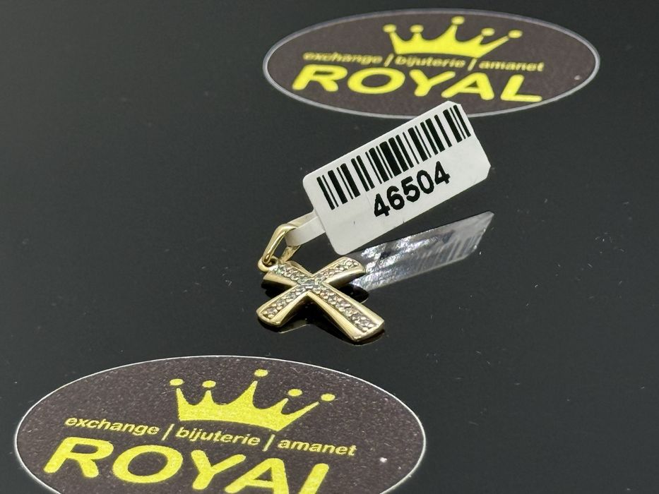 Bijuteria ROYAL : Pandantiv AUR 14K / 1.18 GR