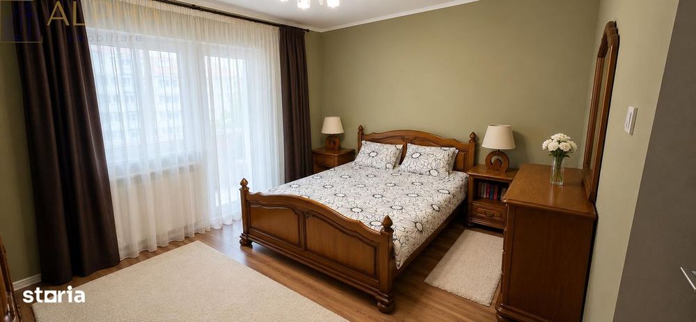 Apartament 3 camere, 90 mp, etaj 3, zona Parc Municipal –  Bistrita, B