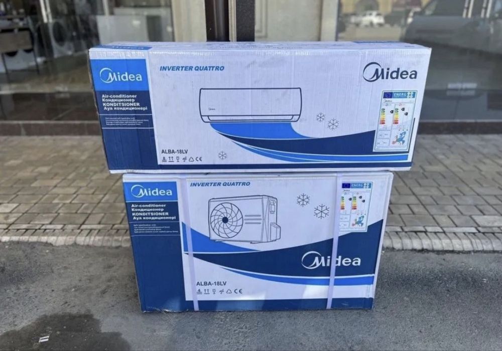 Кондиционер Midea 12 40% сикдка со склада доставка есть